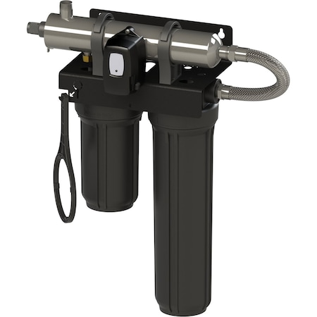 Luminor Blackcomb 8 GPM UV/Filtration Rack System w/ Counter - 1 in. MNPT LB4-Z12